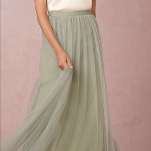 Bhldn LOUISE TULLE SKIRT SEA GLASS 6
SEA GLASS
6